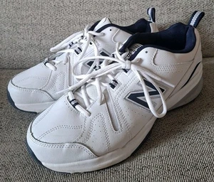 New Balance 608v5 Herren Sneaker Weiß Navy UK10 - Bild 1 von 13