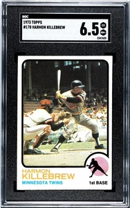 SGC 6.5 - 1973 Topps #170 Harmon Killebrew Minnesota Twins HOF - Picture 1 of 2