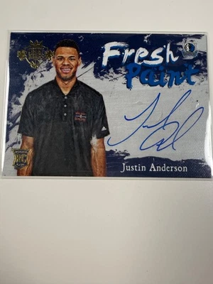 Panini Court Kings 2015 Justin Anderson novato tinta fresca automático #FP-JA Foto 1 de 2