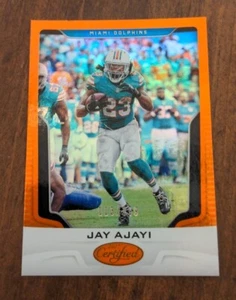 2017 Certified Mirror Orange #24 Jay Ajayi /299 Miami Dolphins - Picture 1 of 2