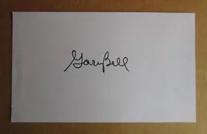 GARY BELL SIGNED AUTOGRAPH 3X5 INDEX CARD INDIANS 1969 ORIGINAL SEATTLE PILOTS - Picture 1 of 1