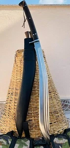 30% SALE Hand Forged Full Tang Kukri - 21" Traditional Sirupate 3 Fuller Khukuri - Picture 1 of 8