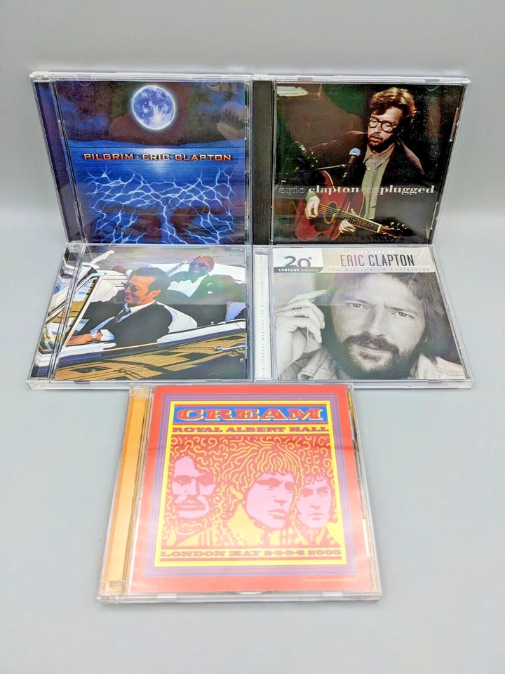 Eric Clapton & Cream 5 CD Lot Live Royal Albert Hall BB King Greatest Hits Foto 1 de 4