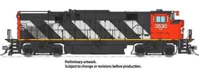 Rapido HO Scale ~ New 2025 ~ M420 CN Canadian National #3560 ~ DCC/Sound ~ 33516 - Image 1 of 4
