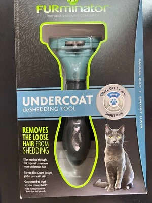 FURminator подшерсток волос Deshedding инструмент для маленьких кошек короткий мех 9176/OB - Изображение 1 из 2