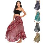 Chic Maxi Skirt Dress 2 in 1 Loose Flowing Beach Party Swing Skirt for Women