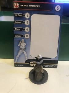 Star Wars Miniatures : Rebel Trooper / Soldat Rebel 19/60 - Photo 1/1