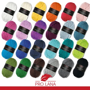 Pro Lana 50 g Wash Filz uni Filzwolle Stricken Häkeln Garn flauschig 24 Farben - Bild 1 von 25