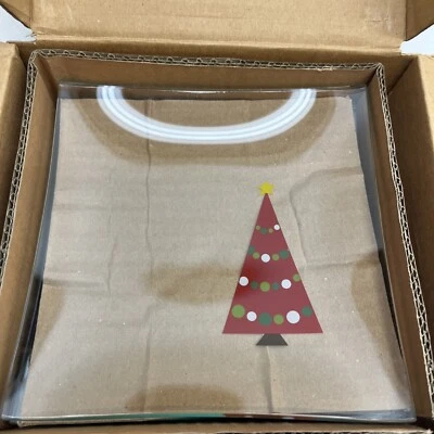 Pampered Chef Holiday Appetizer Platter Plates Glass 6"×6" Christmas LOOK 👀 - Image 1 of 4