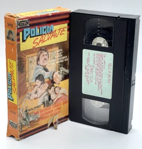 POLICIA SALVAJE VHS Roberto Guzman Spanish - Imagen 1 de 1