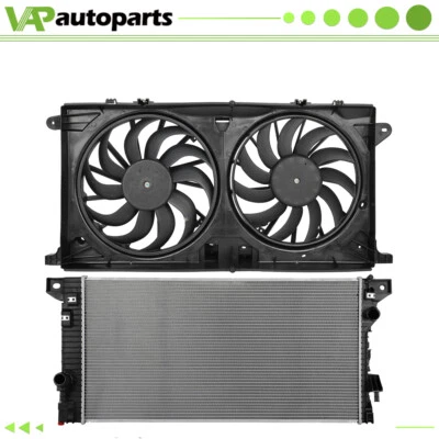 Kit de radiador y ventilador de refrigeración del motor para Ford F-150 2015 2016 2017-2018 Foto 1 de 4