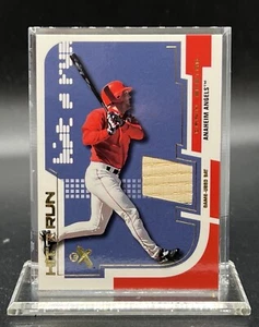 2002 Fleer E-X Hit and Run Darin Erstad Anaheim Angels #10HR Game Used Bat - Picture 1 of 2