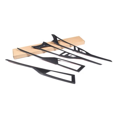 Real Carbon Fiber Interior Door Handle Panel Trim For BMW 8 Series G14 G15 2019+ - Image 1 of 4