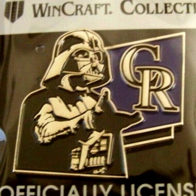Star Wars Darth Vader Colorado Rockies pin MLB c40150 - Image 1 of 4