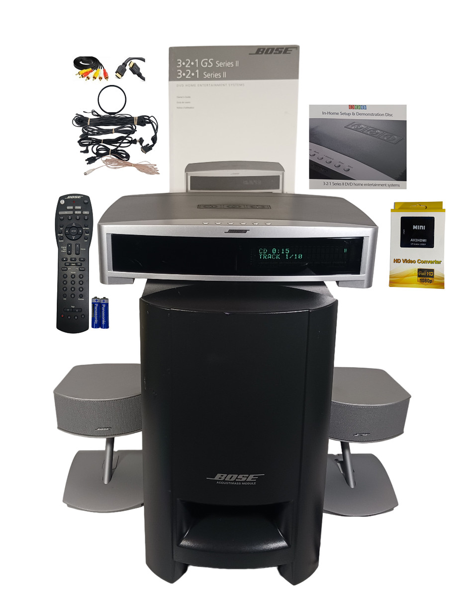 BOSE 321 DVDホームシアターシステム 動作確認済BOSE 3・2・1 DVD