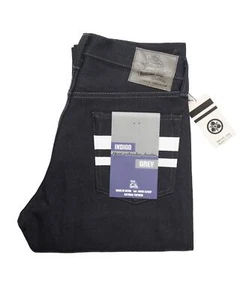 Momotaro 18oz Indigo X grau Selvedge Denim Jeans natürlich konisch 0605-52GSP 34 - Bild 1 von 9