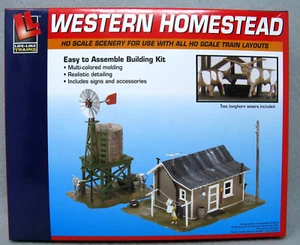 LIFE-LIKE (Walthers) #433-1338 Western Homestead KIT, C10 NIB - Picture 1 of 3