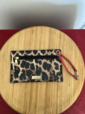 Muñequera sin asas Carlos By Carlos Santana imitación cuero estampado leopardo Foto 1 de 4