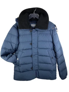 Slate & Stone Daunen Parka Jacke Herren Large Anorak Puff Winter Blau Grau - Bild 1 von 11