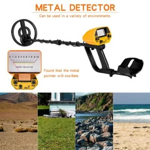 Detector de Metales Profesional Subterráneo Profundo Caza Tesoro Monedas de Oro Impermeable - Imagen 1 de 13