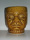 Vintage 4" Olmeca Tequila Tiki Hawaiian Stoneware Figural Mug