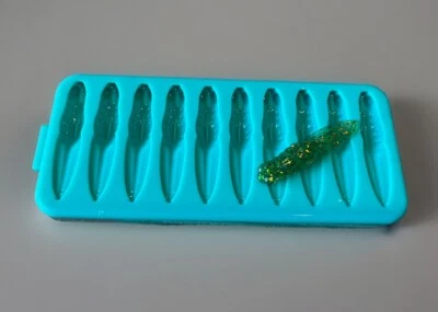 Мягкая пластиковая форма приманки, 2-дюймовый головастик-лягушка, мелкая рыба, краппи, пластизол - Изображение 1 из 3