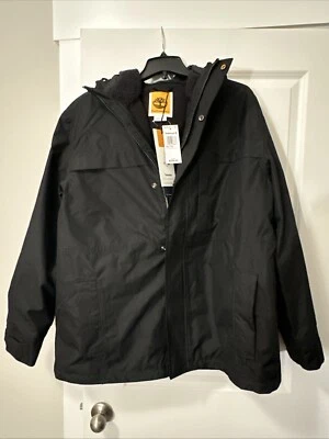 Timberland Mens Benton 3-in-1 Waterproof Jacket XL Black - Image 1 of 4