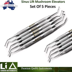 Oral Surgery Dental Mushroom Sinus Lifting Dental Implant Elevators Set Of 5 Pcs - Picture 1 of 7