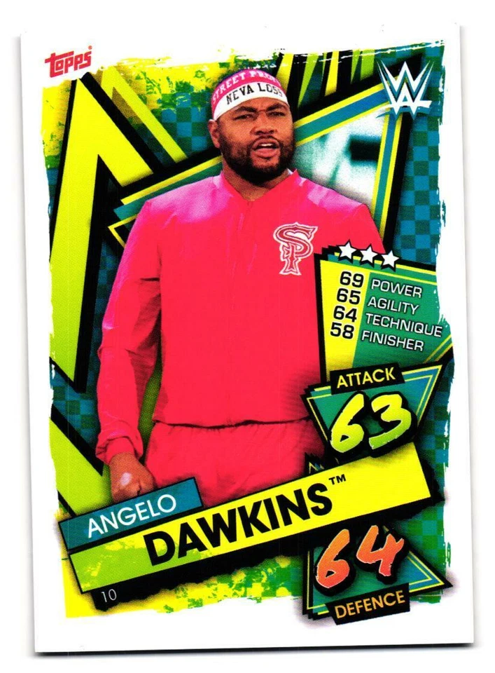 2021 Topps WWE Slam Attax Angelo Dawkins #10 - Image 1 of 1