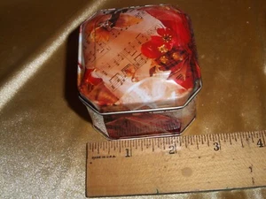 ‘Once Upon a Rose’ Candle in Tin MUSIC THEME Bayberry Scented - Picture 1 of 4