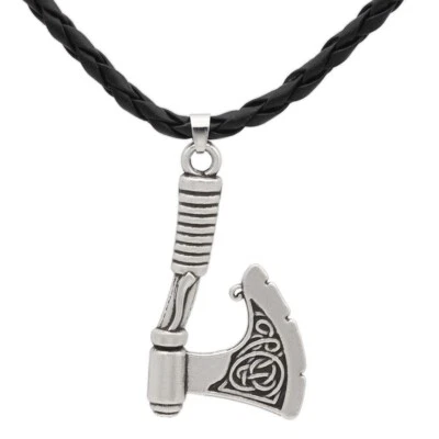 Norse Nordic Battle Axe Pendant Viking Charm for mens Necklaces and Chains - Image 1 of 4