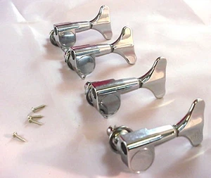 CABEZALES DE MÁQUINA DE BAJO DIECAST CROMADOS 4 en una línea - SINTONIZADORES - Imagen 1 de 4