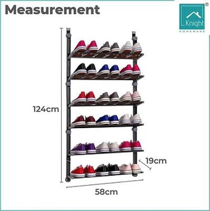 Over the Door Organizer, platzsparendes Schuhregal für alle Türtypen im Schlafzimmer, - Bild 1 von 8