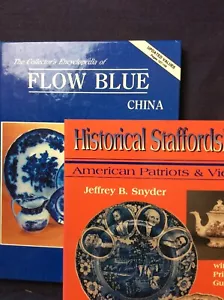 Two Books Chinaware: Flow Blue HC & Historical Staffordshire #379 - Picture 1 of 12