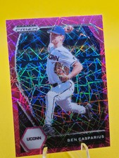 Ben Casparius 2021 Panini Prizm Draft Picks #PDP162 Pink Velocity