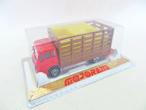 MAJORETTE 213 'MERCEDES HAY/FORAGE LORRY/TRUCK'. RED. MIB/BOXED - Picture 1 of 6