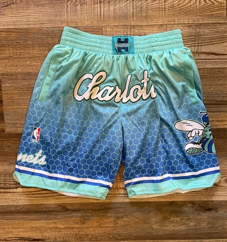 Charlotte Hornets Summer Edition Old School Retro Basketball Team Shorts M-XL Cover