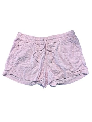 Pantalones cortos Gap para mujer talla XXL lavanda lino tirar con cordón utilitario Foto 1 de 3