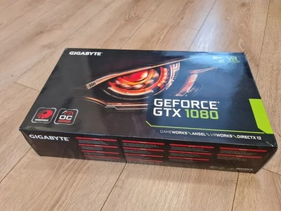 GIGABYTE Geforce GTX 1080 1080MHz 8GB DDR5 Gaming Graphics Card - Image 1 of 3