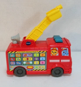 VTech Fire Chief's Adventure Truck English Spanish Musical Learning Toy -WORKS - Picture 1 of 5