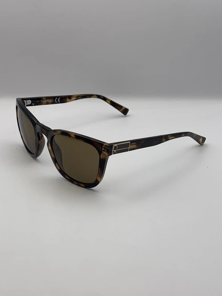 Calvin Klein Sunglasses Mens Tortoise Brown Square 53-25-140 R723S - Image 1 of 4