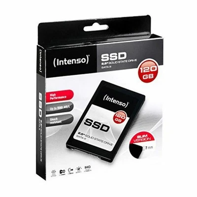  Hard Disk INTENSO 3813430 2.5" SSD 120 GB 7 mm 120 GB SSD SSD - Immagine 1 di 2