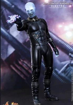 Boneco de ação Spider-Man 2 Hot Toys escala 1/6 filme obra-prima Electro - Imagem 1 de 3
