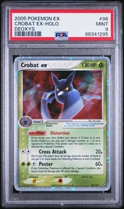 PSA 9 Crobat EX Holo Deoxys 96/107 Graded Pokemon Karte - Bild 1 von 3
