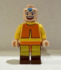 Lego Aang Minifigure ava001 Avatar the Last Airbender 3828 3829 Air Temple RARE!