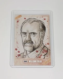 2017 Topps The Walking Dead Gregory 1/1 Sketch Card By Eric Lehtonen - Picture 1 of 2