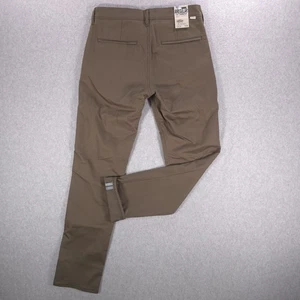 Chino Levis 508 Commuter Marrón Regular Pierna Cónica Blanco Pestaña Elastizado Para Hombres 32x31  - Imagen 1 de 20