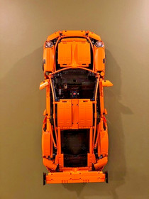 (Black) LEGO TECHNIC: Porsche 911 GT3 RS 42056 Holder Wall Mount Display Hanger