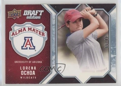 2009-10 Upper Deck Draft Edition Alma Mater Blue /99 Lorena Ochoa #AM-LO - Image 1 of 2
