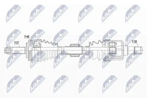 Svendita albero motore giunto per Hyundai i40 I VF 11-19 NTY Npw-Hy-571 - Foto 1 di 5